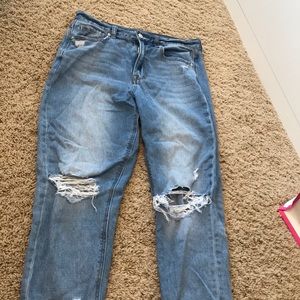 AEO mom jeans